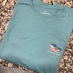 Vineyard Vines Aqua Tee Size Medium NWOT